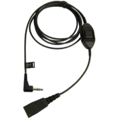 JABRA QD Cord to 3.5 mm jack. With in-line call-answering; for Alcatel 8er and 9er Series