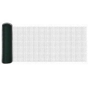 Heksagonalna ograda s stubom 50 x 0,6 m Celik premazan PVC-om