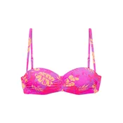 VENICE BEACH Bikini zgornji del majnica / pastelno oranžna / roza