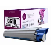 Inkdigo toner 44315307 kompatybilny z OKI C610CDN C610DN C610DTN C610DM Certyfikat TÜV