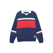 Pull&Bear Majica STWD mornarska/rdeča/bela