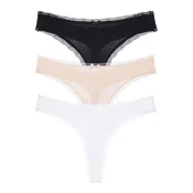 Dorina Tangice bež/črna/bela