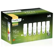 LUMILED 6x LED žarnica E27 cevasta T37 10W = 75W 1055lm 3000K topla 200°
