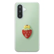 AVIZAR Ovitek za Galaxy A37 s 3D motivom jagode in dvignjenim robom, Zelena, (5000274006)