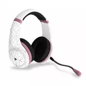 4Gamers PS4 rose gold edition stereo gaming headset - abstract white ( 035824 )