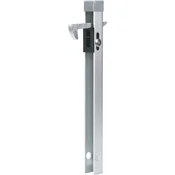 Vratni zaskočnik ABL U profil 500 x 40 x 40 mm alu - vroče cink. jeklo