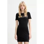 Just Cavalli Vsakodnevna obleka 80PAOE21 CJ112 Črna Slim Fit