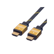 ROLINE 11.04.5500 HDMI cable 1.5 m HDMI Type A (Standard) Black,Gold