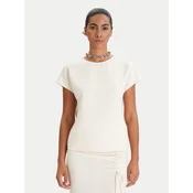 Patrizia Pepe Bluza 8C0848/A701-W409 Écru Regular Fit