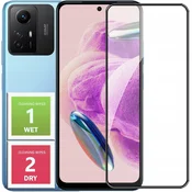 shumee Kaljeno steklo za Xiaomi Redmi Note 12S, celozaslonski zaslon, 5D 9H steklo
