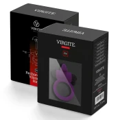 Virgite – Rechargeable Vibrating Ring E9 - Crna