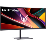 Monitor LG 34 34G630A-B, VA, gaming, Adaptive-Sync, AMD FreeSync Premium 240Hz, 1ms, HDR400, 2xHDMI, DP, 2xUSB 3.2, USB-C, Zvučnici, Zakrivljeni 1500R, 3440 x 1440 34G630A-B.AEUQ