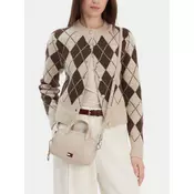 Ročna torba Tommy Jeans Tjw City Trunk Crossover AW0AW18084 Bež