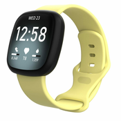 BStrap Fitbit Versa 3 Silicone pašček (Large), yellow