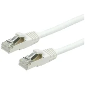 VALUE Value 21.99.1226 RJ45 omrežni kabel\, Patch kabel CAT 6 S/FTP 0.50 m bela 1 kos, (20420699)