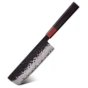 Damaskus kuhinjski nož Aokami - Nakiri / Rjava KP37383