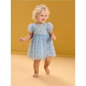 Sinsay - Babydoll haljina - bledoplavo