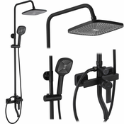 Komplet za prhanje REA ARGUS BLACK MATT