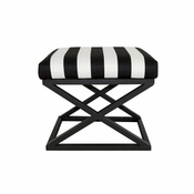 ATELIER DEL SOFA Tabure Capraz Black White