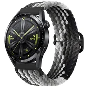 BStrap Elastic Nylon pašček za Garmin Vivoactive 4, black qiao