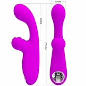 Pretty Love Skylar Multi-Function Intimate Device Purple Silicone USB D-239752