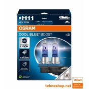 OSRAM žarnica HALOGEN H11 COOL BLUE BOOST 62211CBB-2HB (80W, 12V, PGJ19-2 2HB)