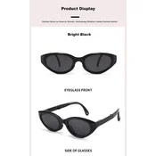 Siwangongli Unisex naocare za sunce, Crne