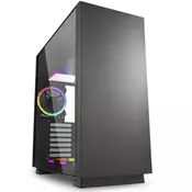 SHARKOON Pure Steel midiATX RGB črno ohišje