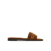 Tory Burch Natikači Romy 183306 Rjava
