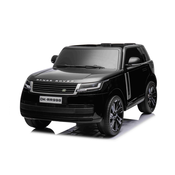 Beneo Elektricni automobil Range Rover Model 2023, dvosjed, crna, kožna sjedala, radio s USB ulazom, stražnji pogon s ovjesom, baterija 12V7AH, EVA kotaci, kljuc za pokretanje u tri položaja, daljinski upra
