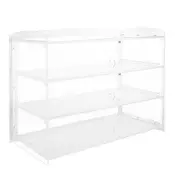 VEVOR Pekaški vitrin 3-nadstropni 482x232x380 mm prozoren
