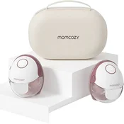 Dvostruka električna pumpa za majčino mlijeko Momcozy - Mobile Style M6, Cozy, Red