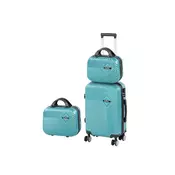 Komplet kovčkov TraveLux Pro XI na koleščkih laguna modra