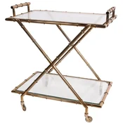 Casa Padrino luxury solid wood serving trolley antique gold - Hotel & Restaurant Accessories