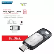 SanDisk USB stik 16 GB SDCZ450-016G-G46 SanDisk Ultra® Type-C™ crna/srebrna USB 3.1