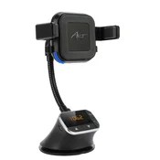 OEM Univerzalni avtomobilski nosilec 4 v 1 (komplet za prostoročno telefoniranje, indukcijski/brezžični polnilnik 10 W, FM-oddajnik) MP3TR FM-09BT