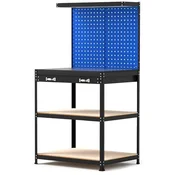Northix Kovinska delovna miza 81x41x156 cm z nosilnostjo 225 kg
