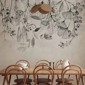 Foto tapeta - Foggy Nature - Grey 400x280