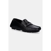 Calvin Klein mokasini ženski usnjeni SQUARE DRIVER LTH