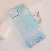 Maska za iPhone 13 Fluid Color svetlo plava