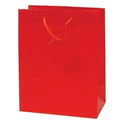 Dekorativna torba CREATIVE Special Simple M 18x23x10 cm jednobojna crvena s vezicom 71456