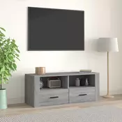 Vidaxl vidaXL TV stojalo, sivo, hrast sonoma, 100x35x40 cm