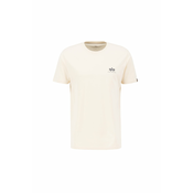 ALPHA INDUSTRIES Majica  bazaltno siva / volneno bela
