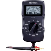 Voltcraft VOLTCRAFT tester za baterije BT-501 Merilno območje (tester baterij) 1\,2 v\, 1\,5 v\, 3 v\, 6 v\, 3\,7 v\, 9 v\, 12 v baterija\, akumulator BT-501, (20829091)