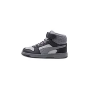 PUMA Rebound Slam Mid Cosy Sneakers Kids, Shop, Gray Echo/Slate Sky/Black, 33