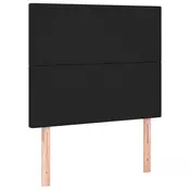 Vidaxl vidaXL Vzglavja za posteljo, komplet 2 kosov, črna, 100x5x78/88 cm, umetno usnje
