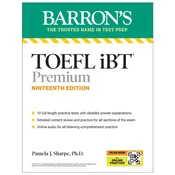Toefl, IBT Premium, Nineteenth Edition: Prep Book with 10 Practice Tests + Comprehensive Review + Online Audio (2026)