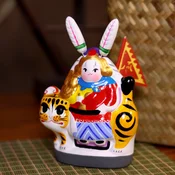 Jitufang Ukrasna figurica Zec Tuer Ye, Šarena