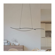 Eglo 901207 - LED Lestenec na vrvici GRISOLIA LED/20W/230V 4000K črna