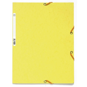 Kartoteke z gumico A4 400 g/m2 - limonsko rumena